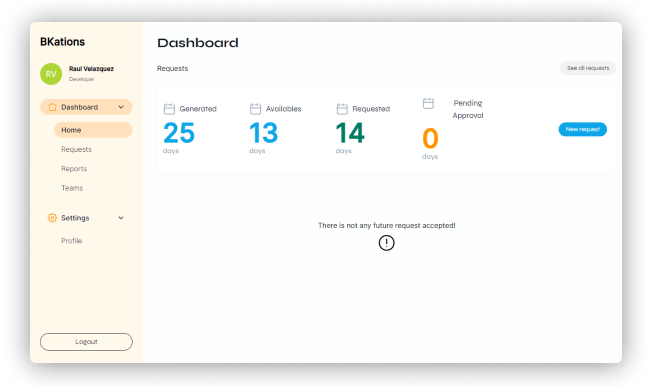 BKations dashboard